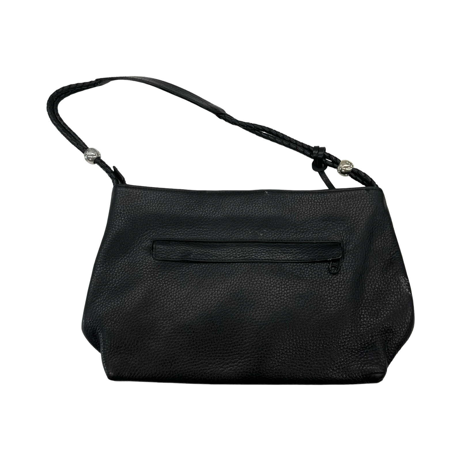 Handbag Leather By Brighton In Black, Size:Medium