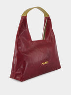 Cherry Red Mini Top Handle Bag