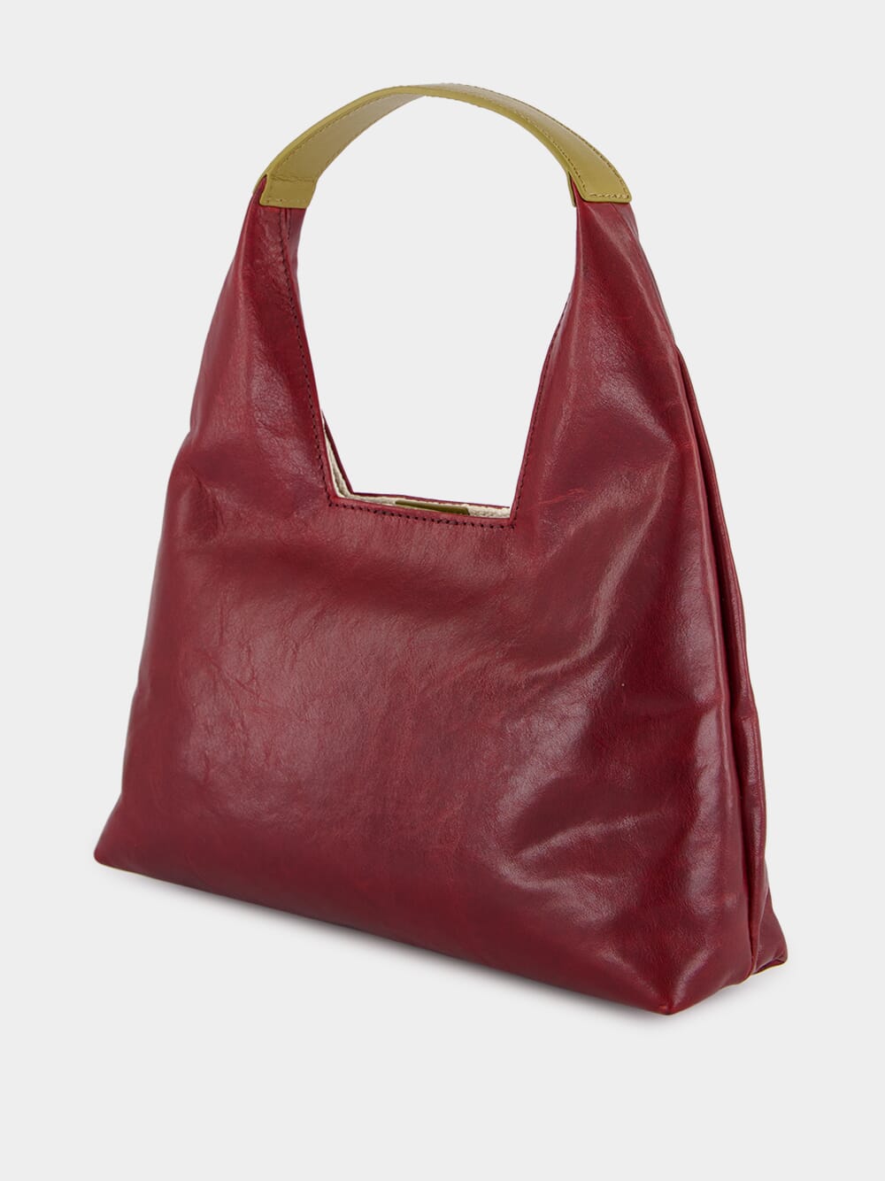 Cherry Red Mini Top Handle Bag