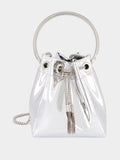 Silver Bon Bon Mirror Mini Bag