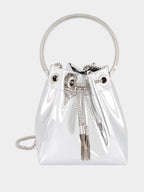 Silver Bon Bon Mirror Mini Bag