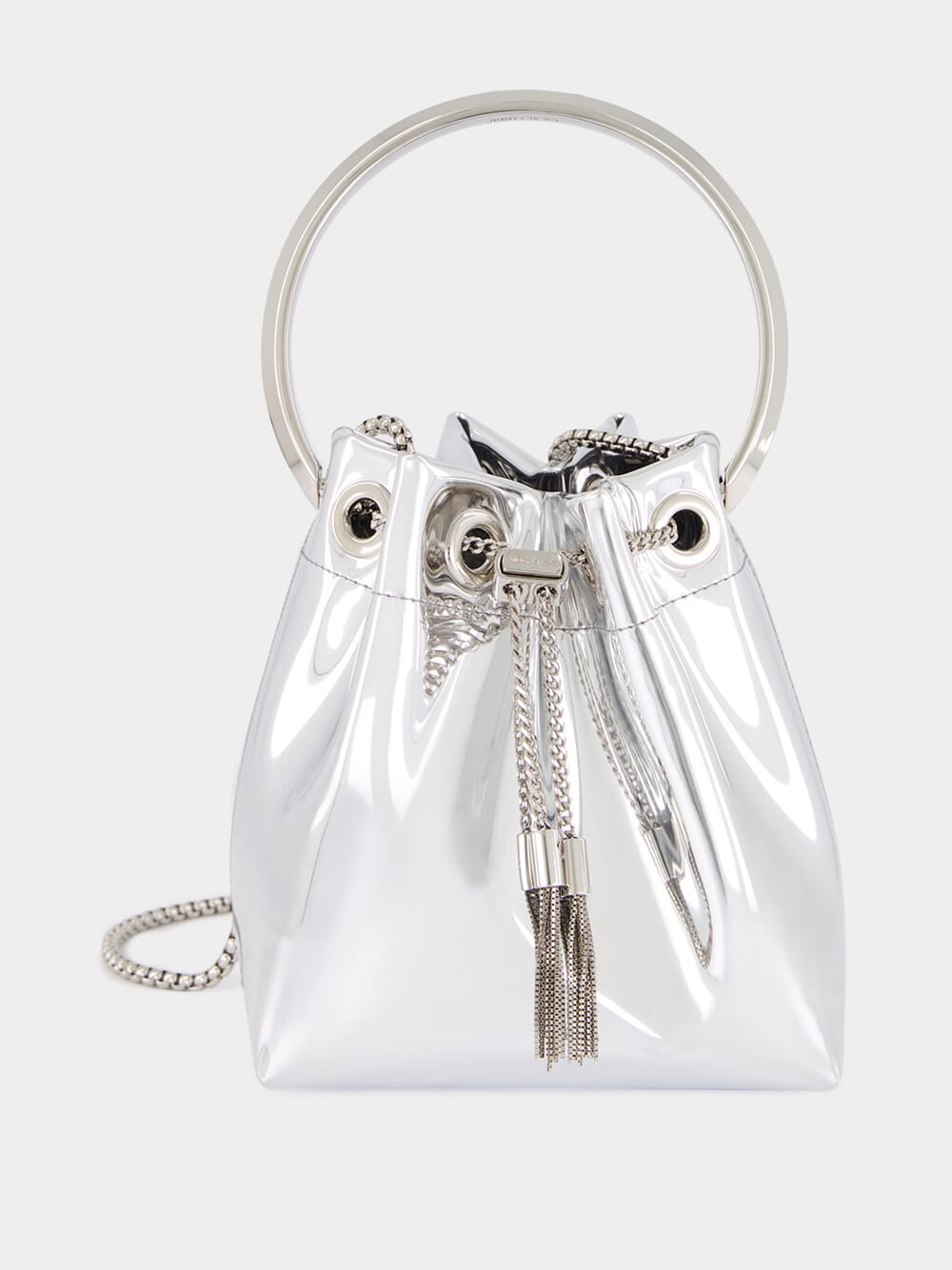 Silver Bon Bon Mirror Mini Bag
