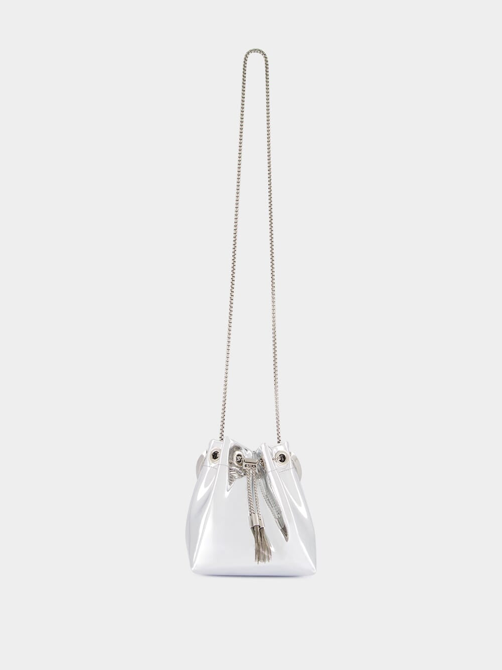 Silver Bon Bon Mirror Mini Bag