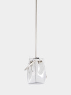 Silver Bon Bon Mirror Mini Bag