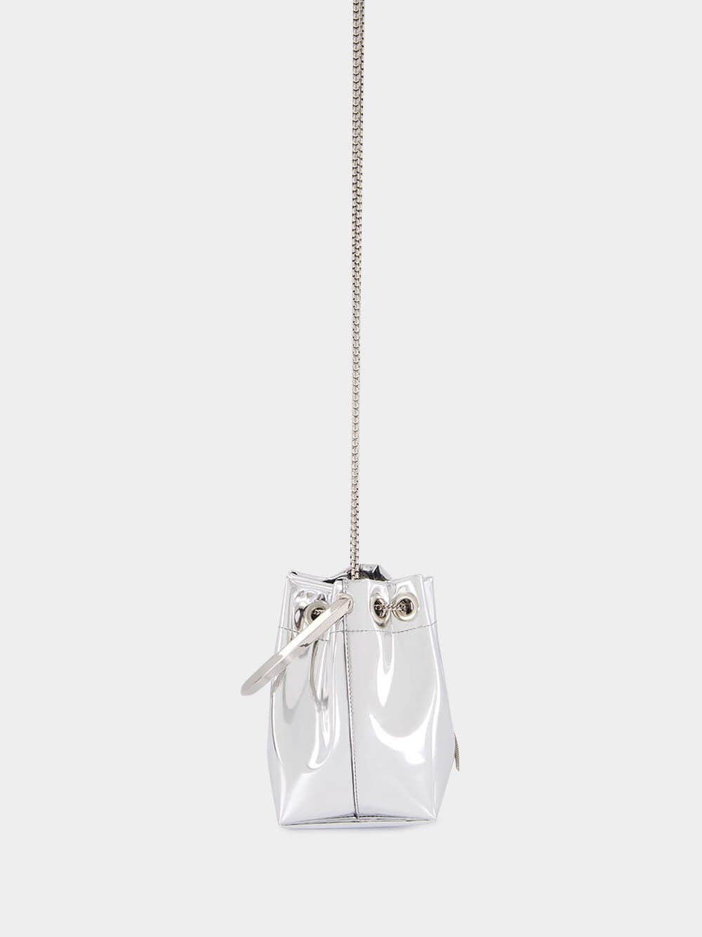 Silver Bon Bon Mirror Mini Bag