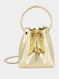 Gold Bon Bon Mirror Mini Bag