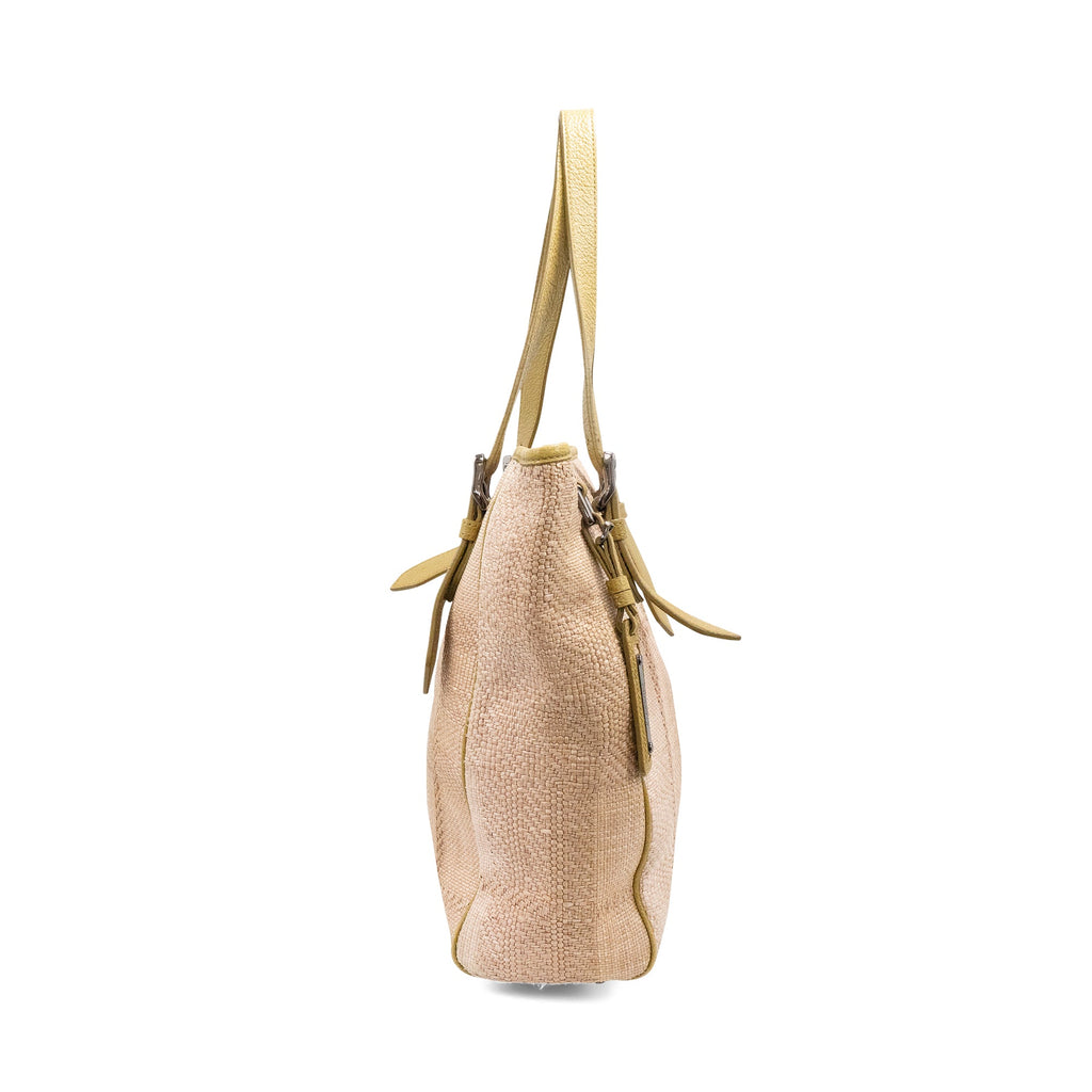Burberry Woven Tote Bag