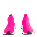 Balenciaga Neon Pink BB Sock Sneakers Size US 8 | EU 38