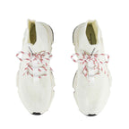 Balenciaga White Lace Up Speed Trainer Sock Sneakers Size US 9 | EU 39