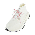 Balenciaga White Lace Up Speed Trainer Sock Sneakers Size US 9 | EU 39
