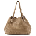 Bottega Veneta Beige Nappa Intrecciato Large Cesta Tote