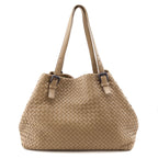 Bottega Veneta Beige Nappa Intrecciato Large Cesta Tote