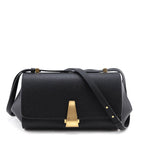 Bottega Veneta Black Textured Calfskin BV Angle Bag
