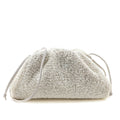 Bottega Veneta White Chalk Boucle Curly Raffia The Mini Pouch