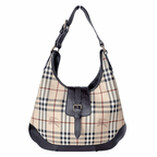 Burberry Haymarket Hobo Bag