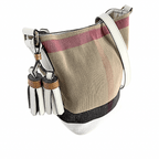 Burberry Mini Mega Check Ashby Bucket Bag