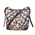 Burberry Patent Supernova Check Stars Small Julia Crossbody Bag