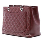 Chanel Grand Shopping Caviar Burgundy SHW Bag