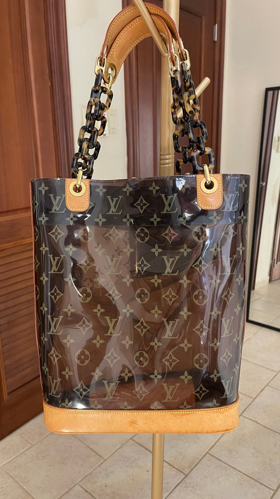 Louis Vuitton Limited Edition Monogram Ambre MM Bag