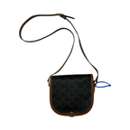 Crossbody Luxury Designer By Celine In Brown, Size:Small