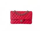 Chanel Timeless Red Medium Lambskin Flap Bag