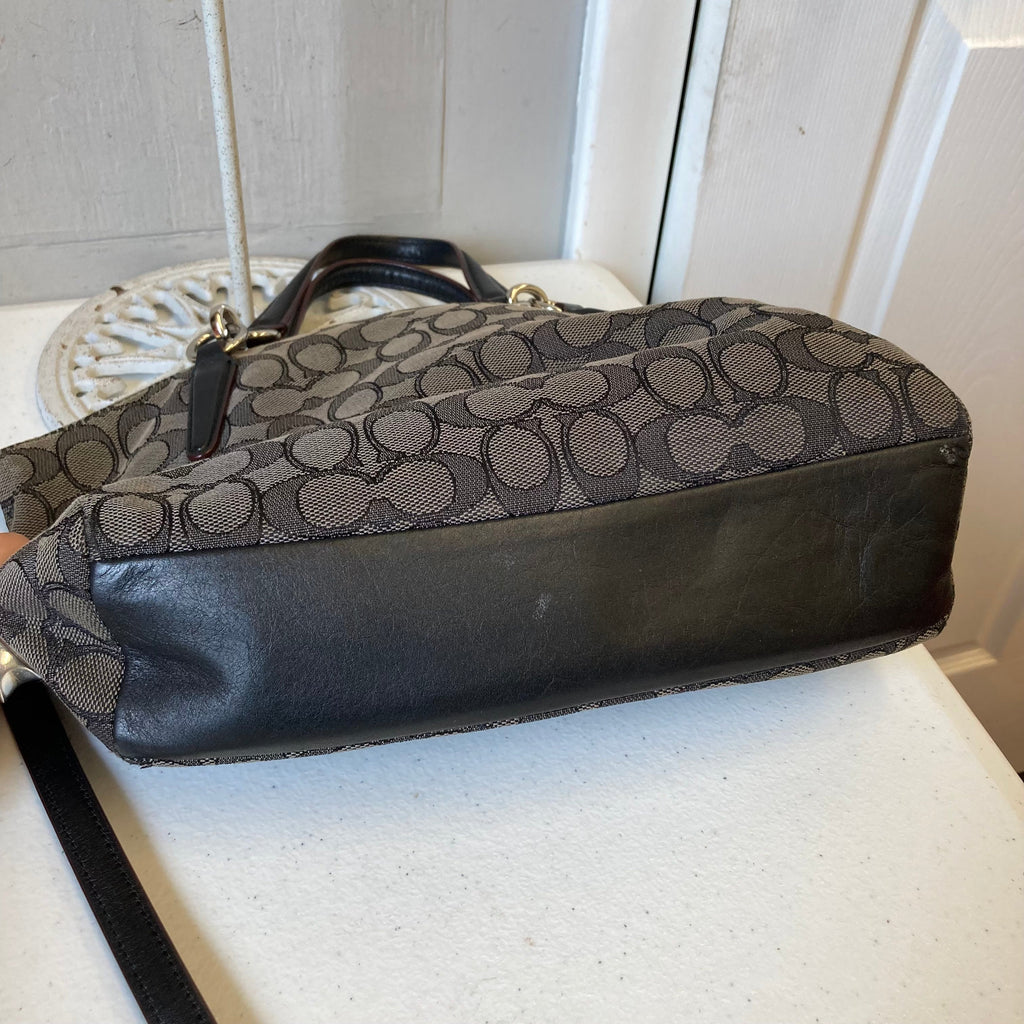 Handbag Designer By Coach In Black, Size:Medium