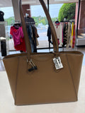 Handbag Designer By Michael Kors In Brown, Size:Large