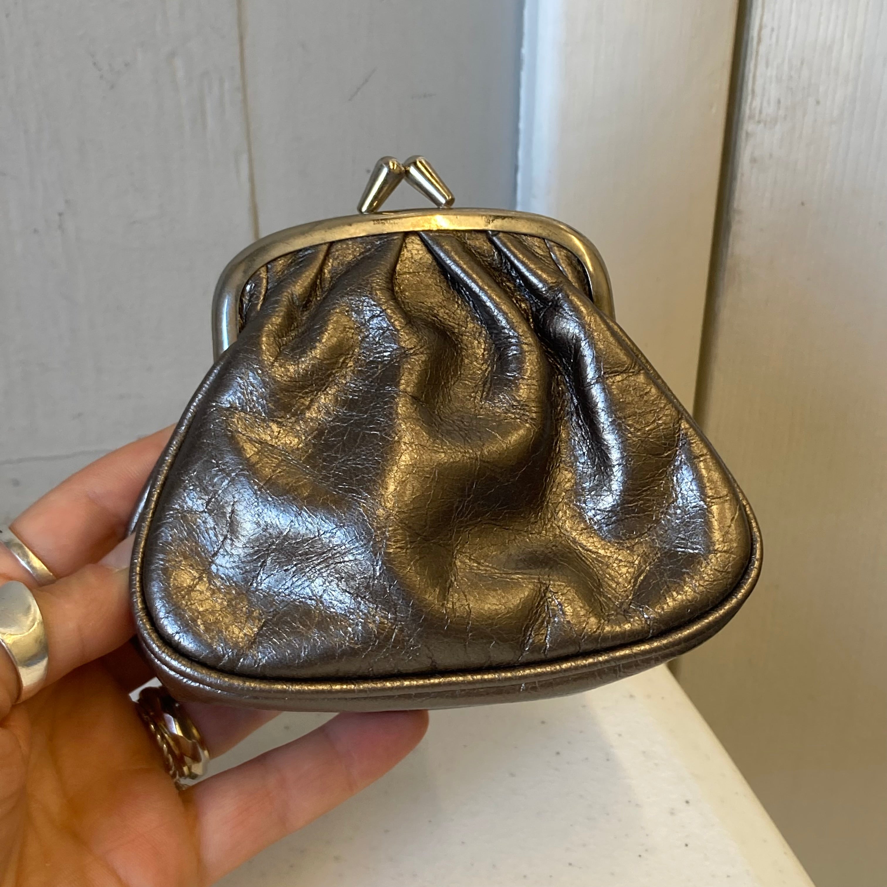 Coin Purse By Brighton In Silver, Size:Small