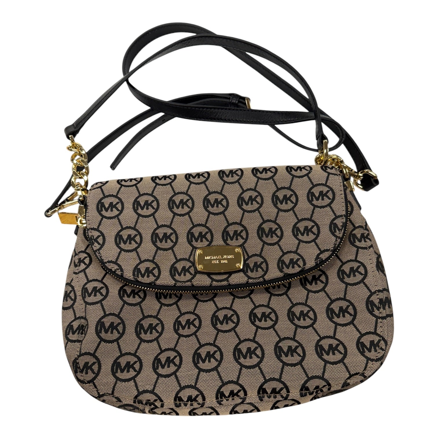 Crossbody Designer By Michael Kors In Brown, Size:Medium