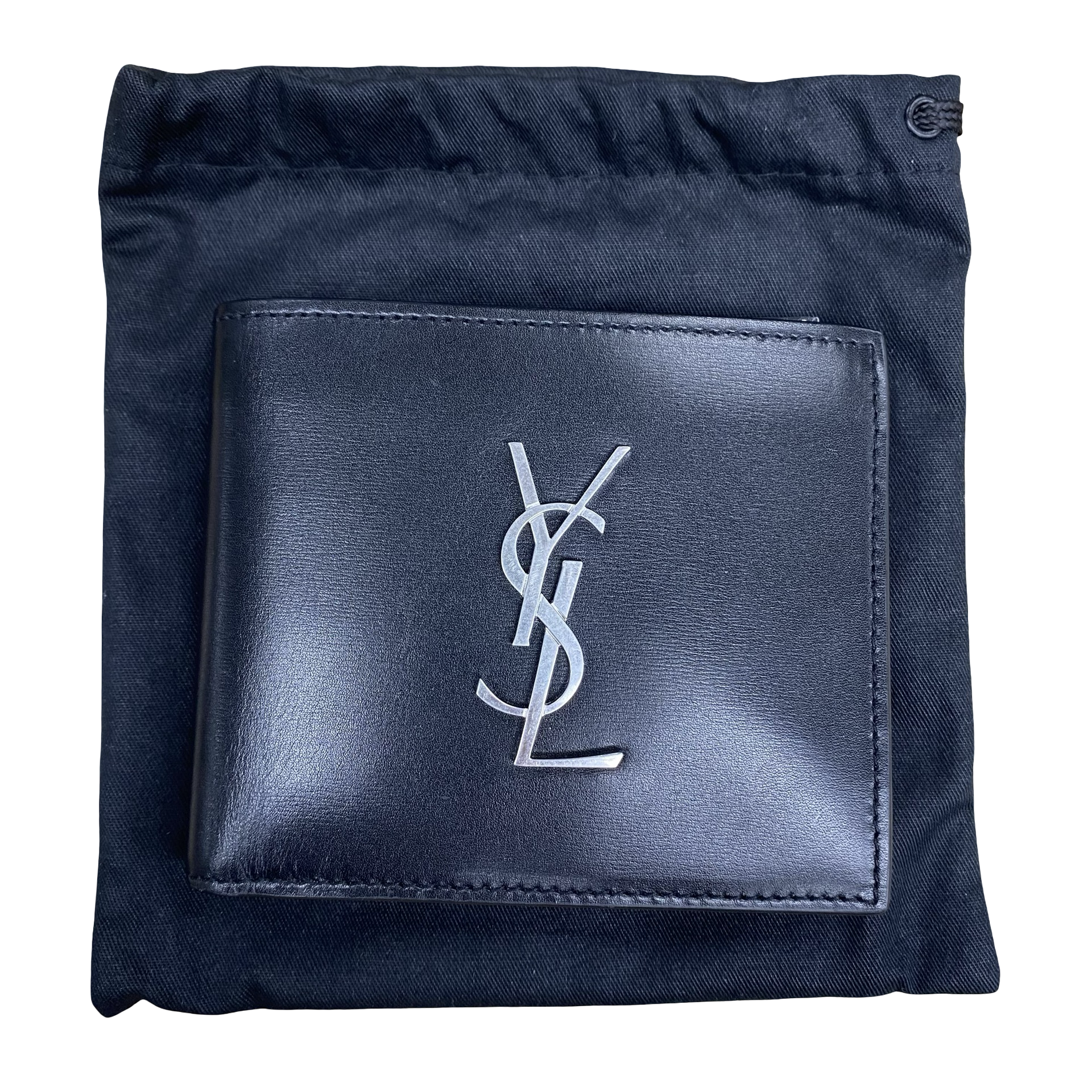 Wallet Luxury Designer By Yves Saint Laurent In Black, Size:Medium