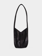 Black Calella Bucket Leather Bag
