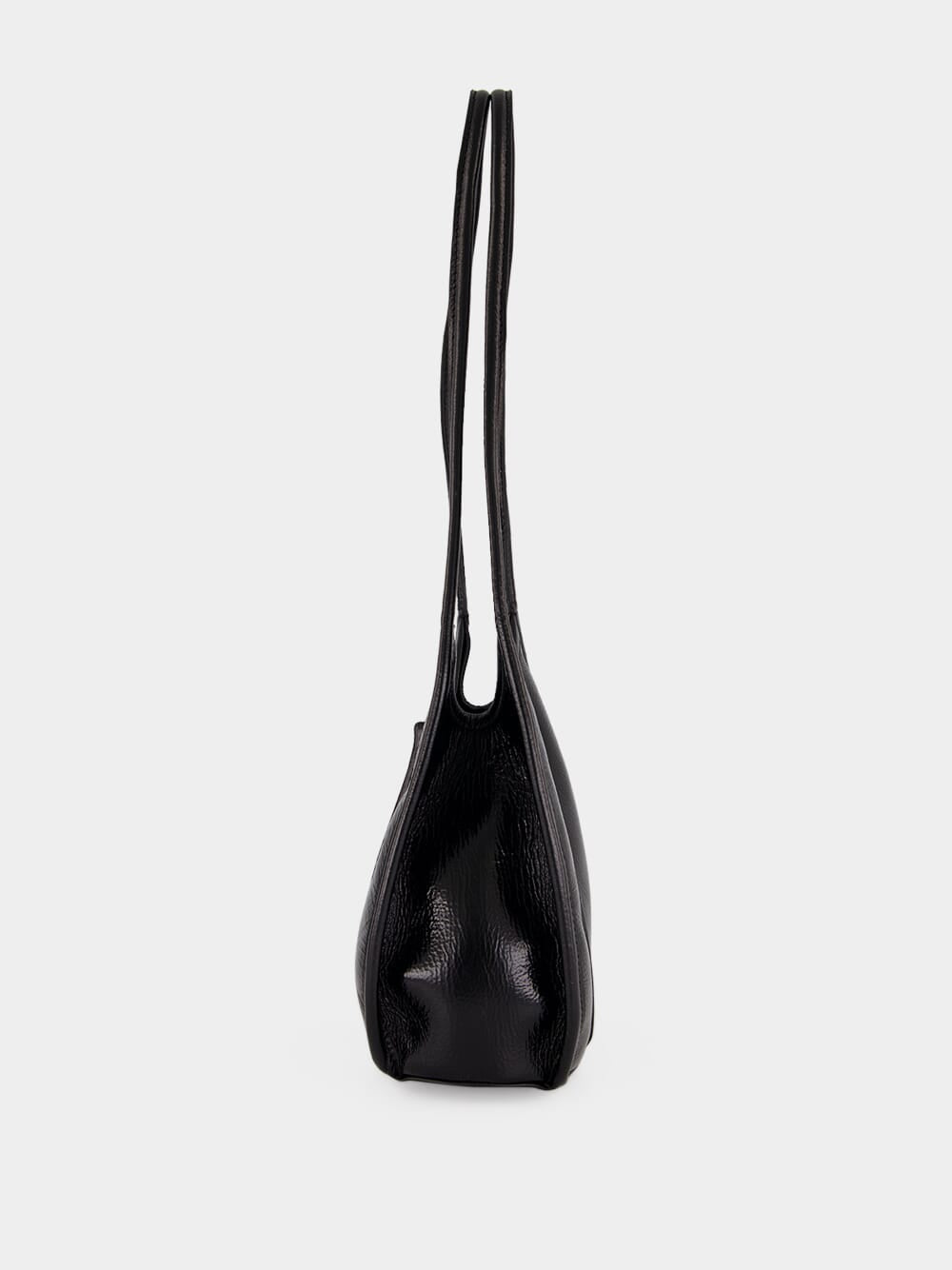 Black Calella Bucket Leather Bag