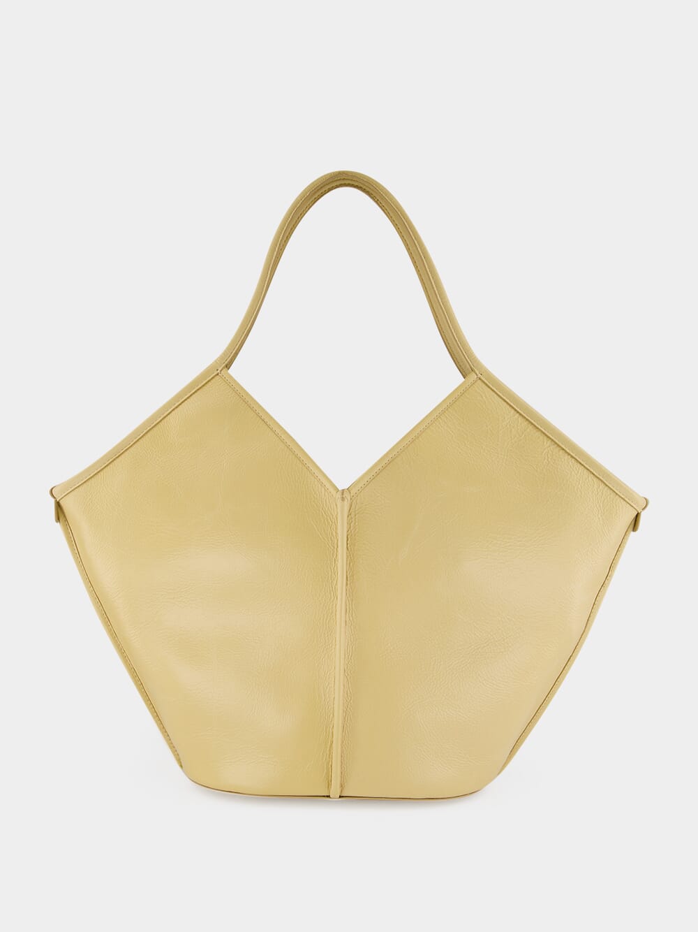 Oat Calella Distressed Leather Tote Bag