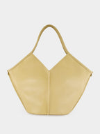 Oat Calella Distressed Leather Tote Bag