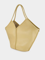 Oat Calella Distressed Leather Tote Bag