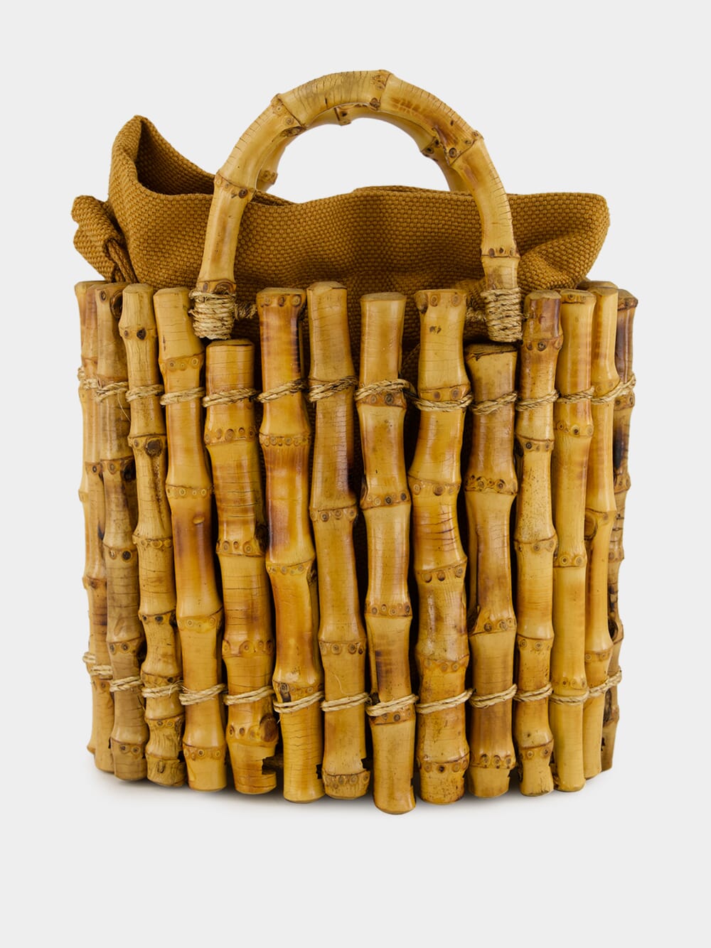 Amalfi Bamboo Bucket Bag