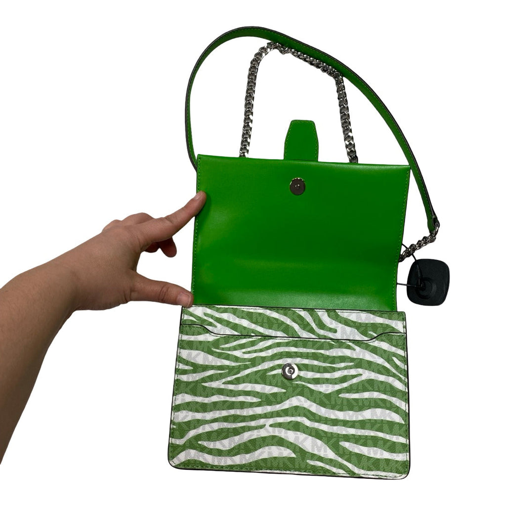 Handbag Designer By Michael Kors In Green, Size:Small
