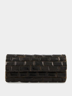 Anouska Clutch in Dark Horn