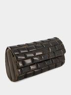 Anouska Clutch in Dark Horn