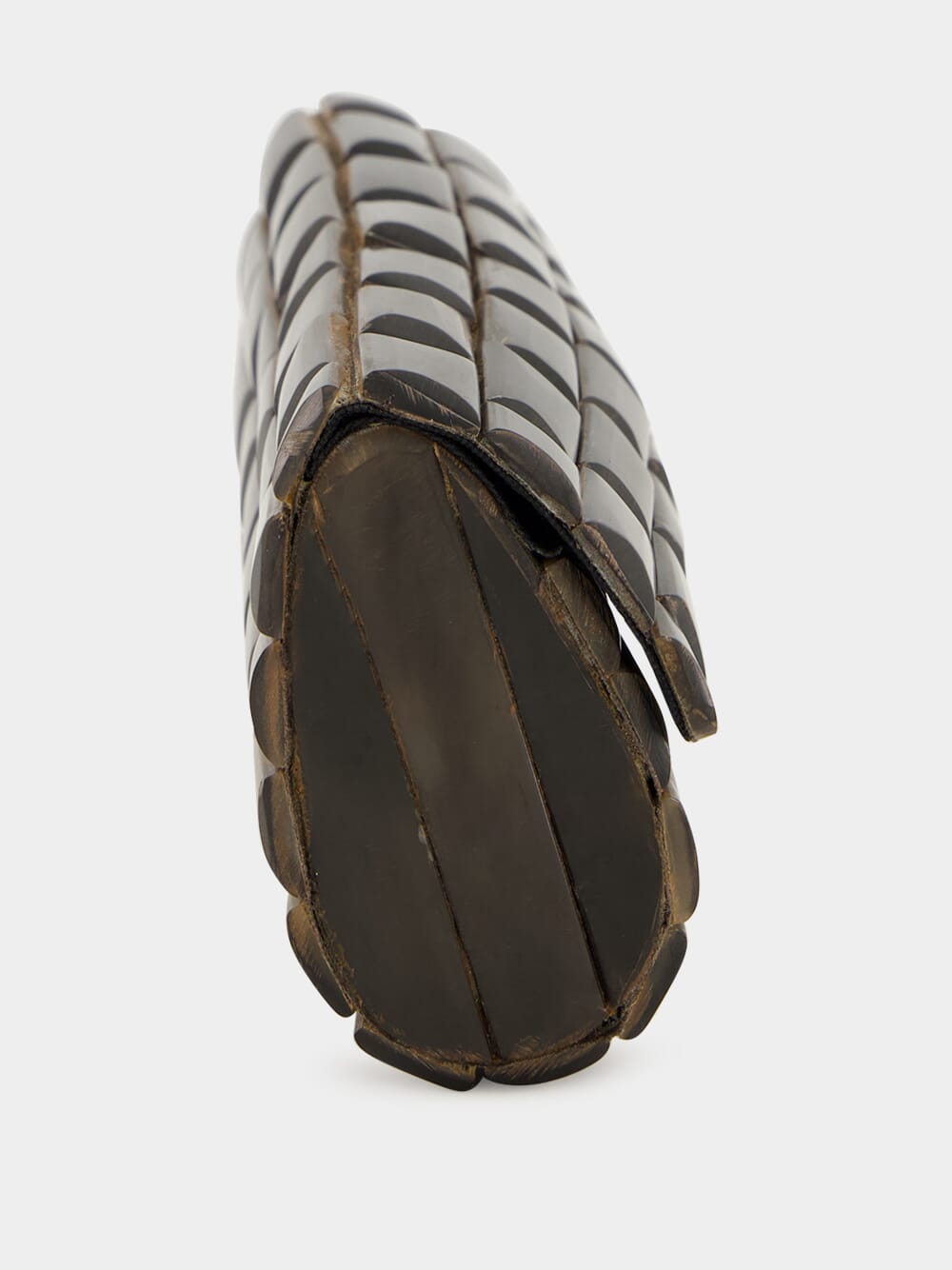 Anouska Clutch in Dark Horn