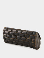 Anouska Clutch in Dark Horn