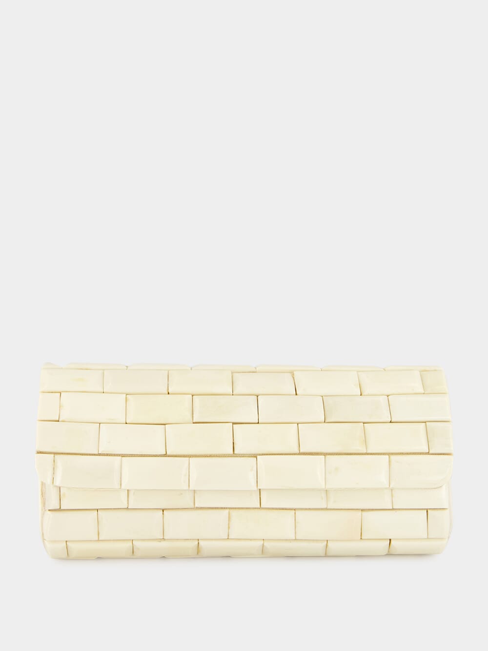 Anouska Clutch in Bone