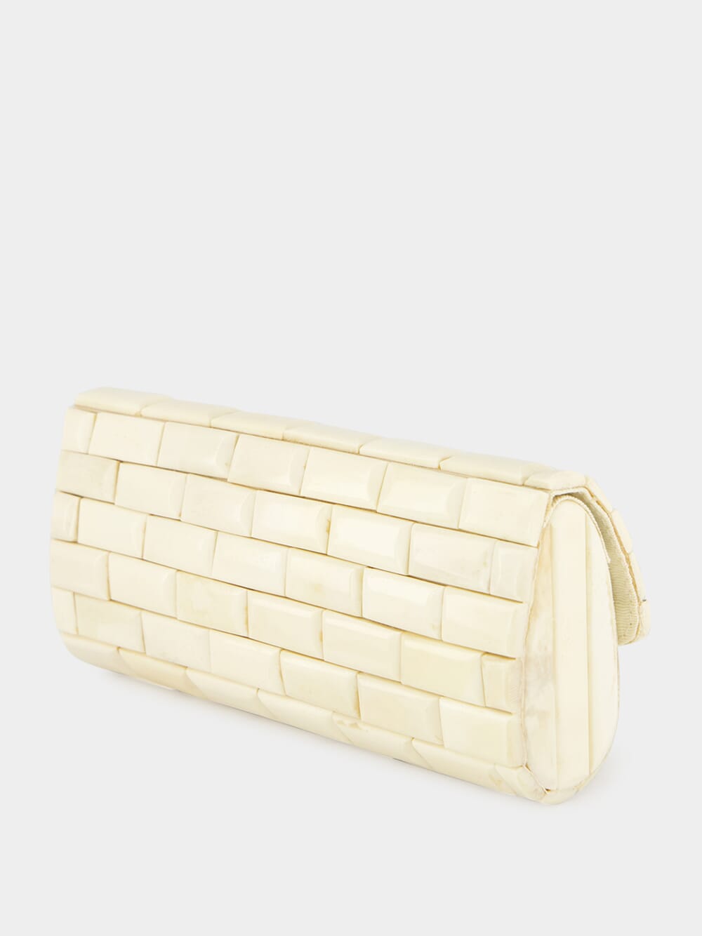 Anouska Clutch in Bone