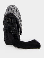 Gaya Lacquered Bamboo Clutch in Black