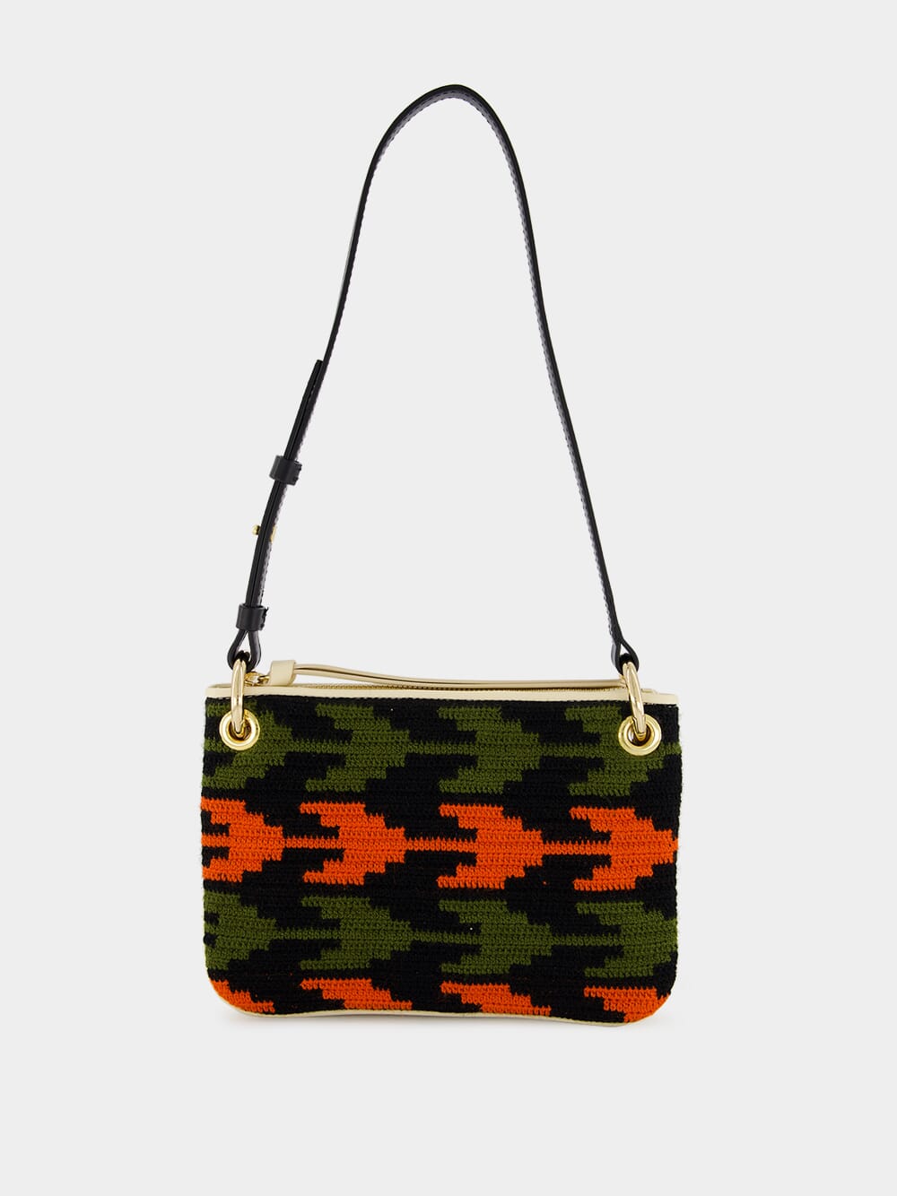 Tasca Arrow-Patterned Orange Bag