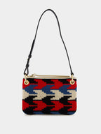 Tasca Arrow-Patterned Red Bag