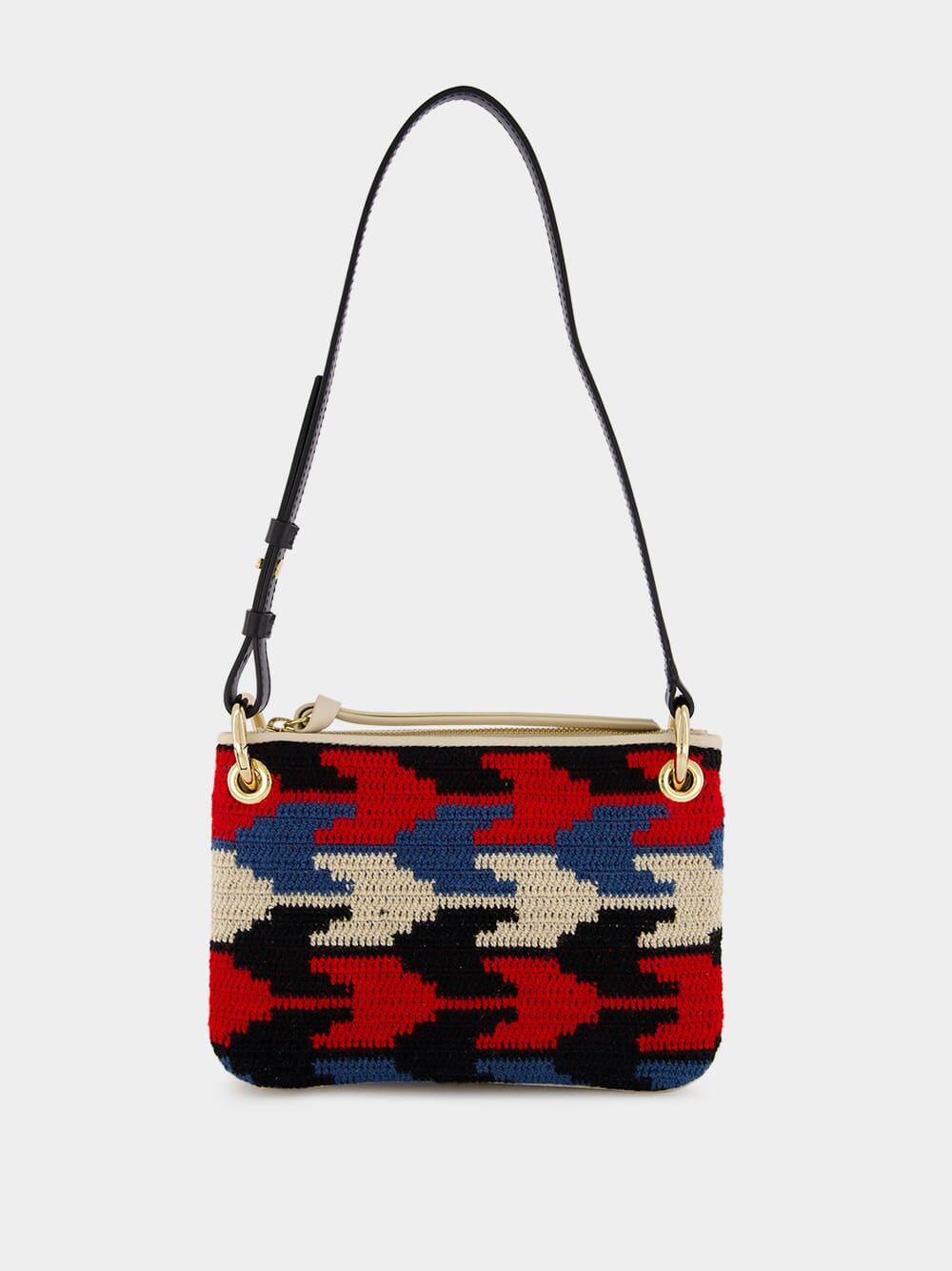 Tasca Arrow-Patterned Red Bag
