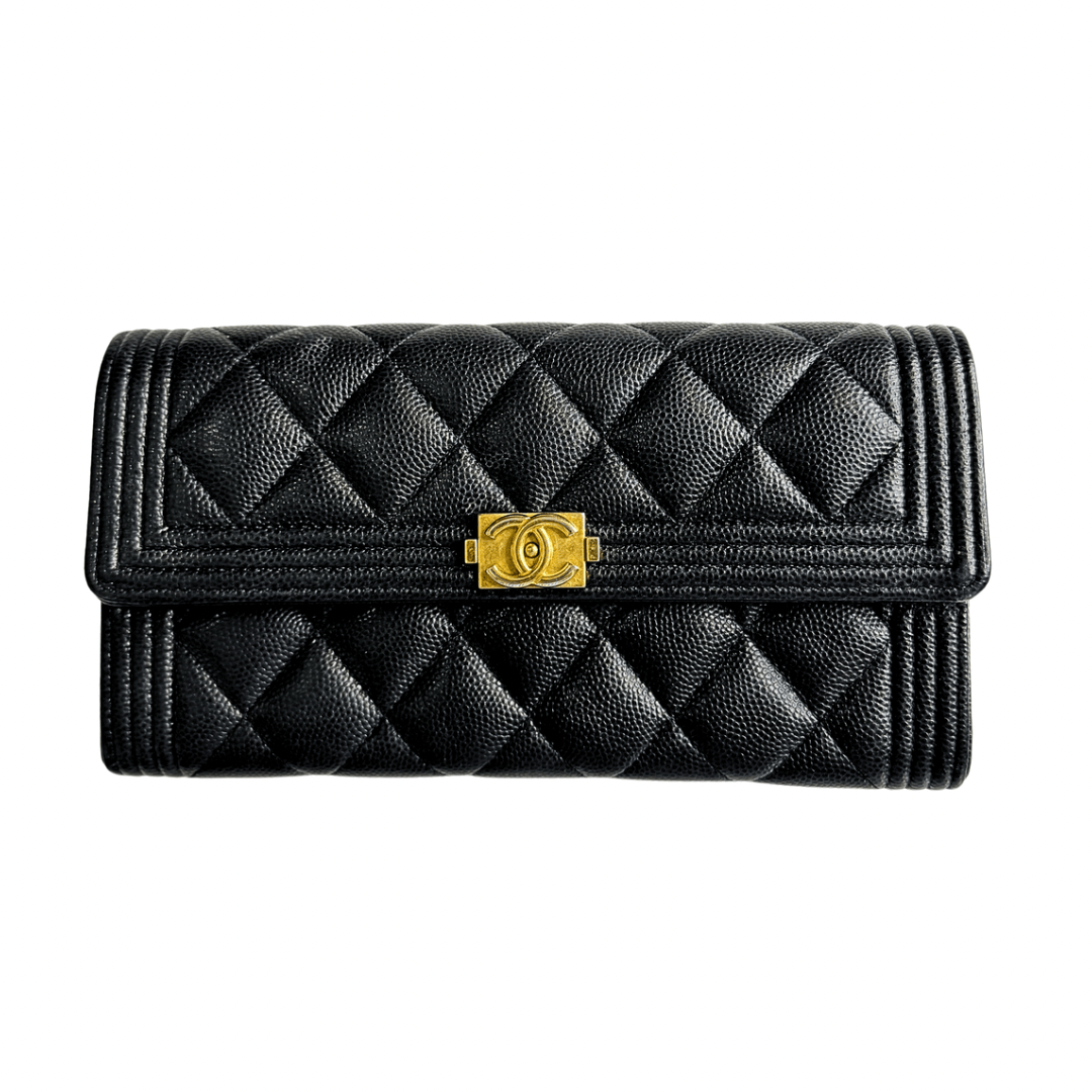Chanel CC Boy Continental Flap Wallet