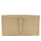 Chanel Beige Lambskin Vintage CC Clutch