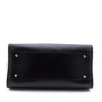 Chanel Black Grained Calfskin Large Deauville Tote SHW